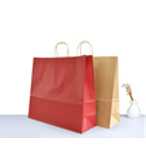 Customized Size Shopping Bag Customized size heavy loading shopping kraft paper bag Supplier